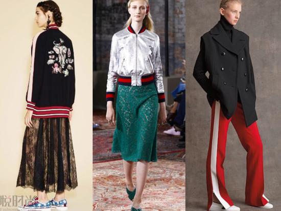 Valentino Resort 2016（左）Gucci Resort 2016（中）Michael Kors 2016（右）