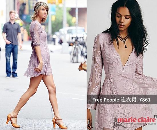 Taylor Swift 穿 Free People 约¥861