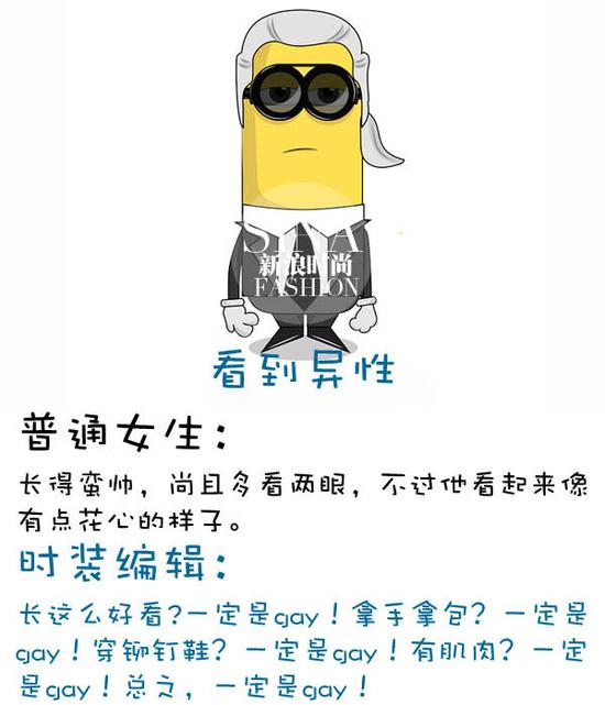 时装编辑眼中的异性