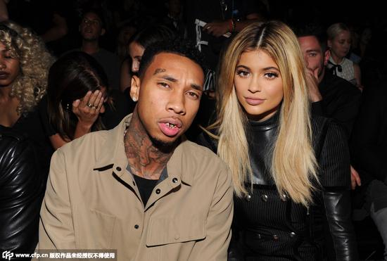 Kylie Jenner和男友Tyga