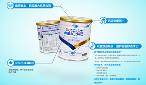 京东牵手海王 首发星倍能奶粉