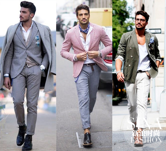 穿西服时的Mariano Di Vaio