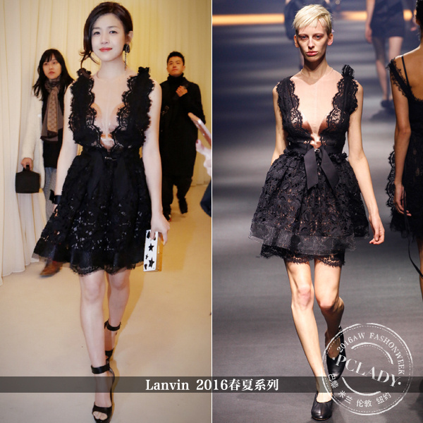 Lanvin;陈妍希;杨澜;陈碧舸;巴黎时装周;时