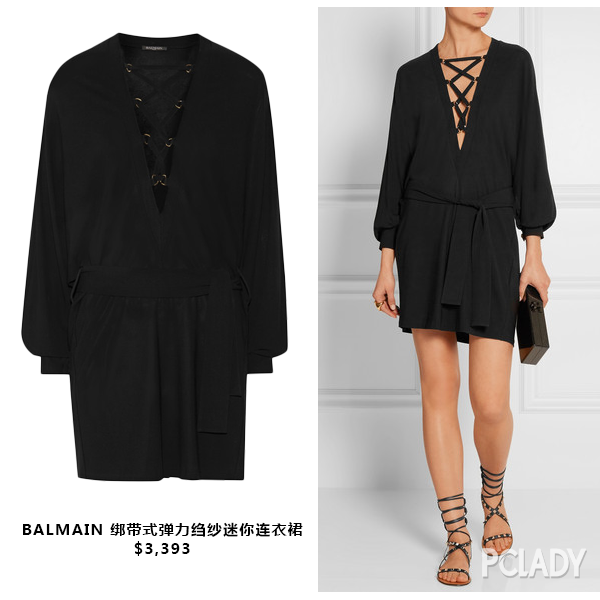 为平胸平反 Lace-Up绑带装恰好的性感