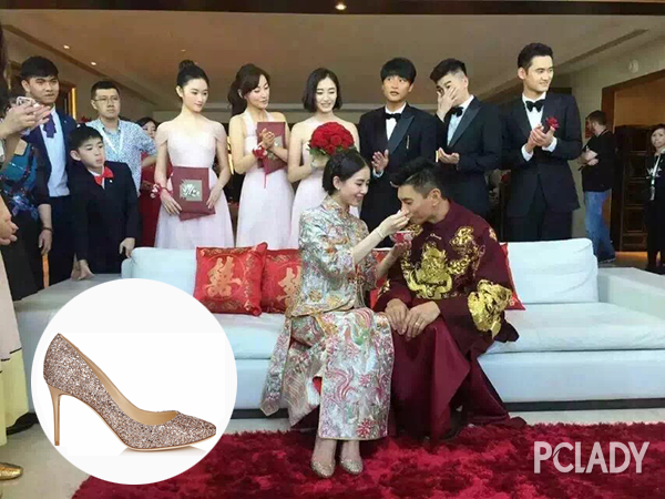 张歆艺袁弘大婚 Jimmy Choo倒是抢风头