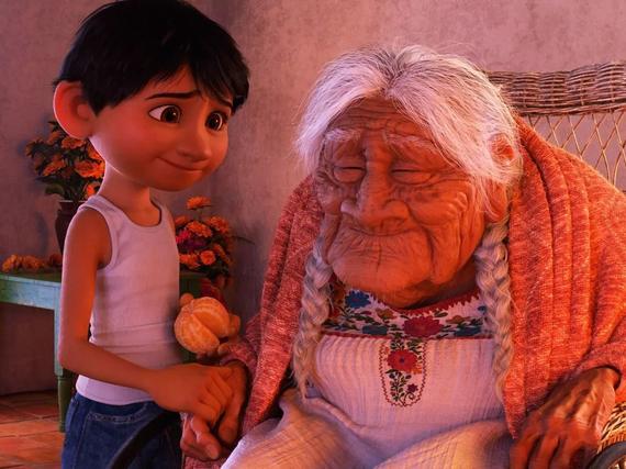 米格与曾祖母Coco